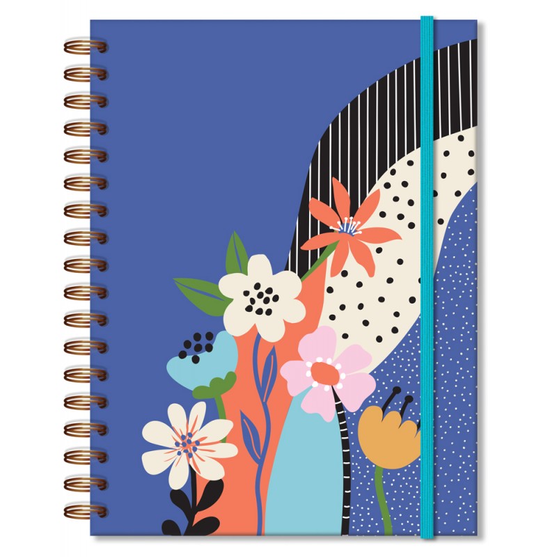 Caderno Folhas Removiveis Jardim Das Cores