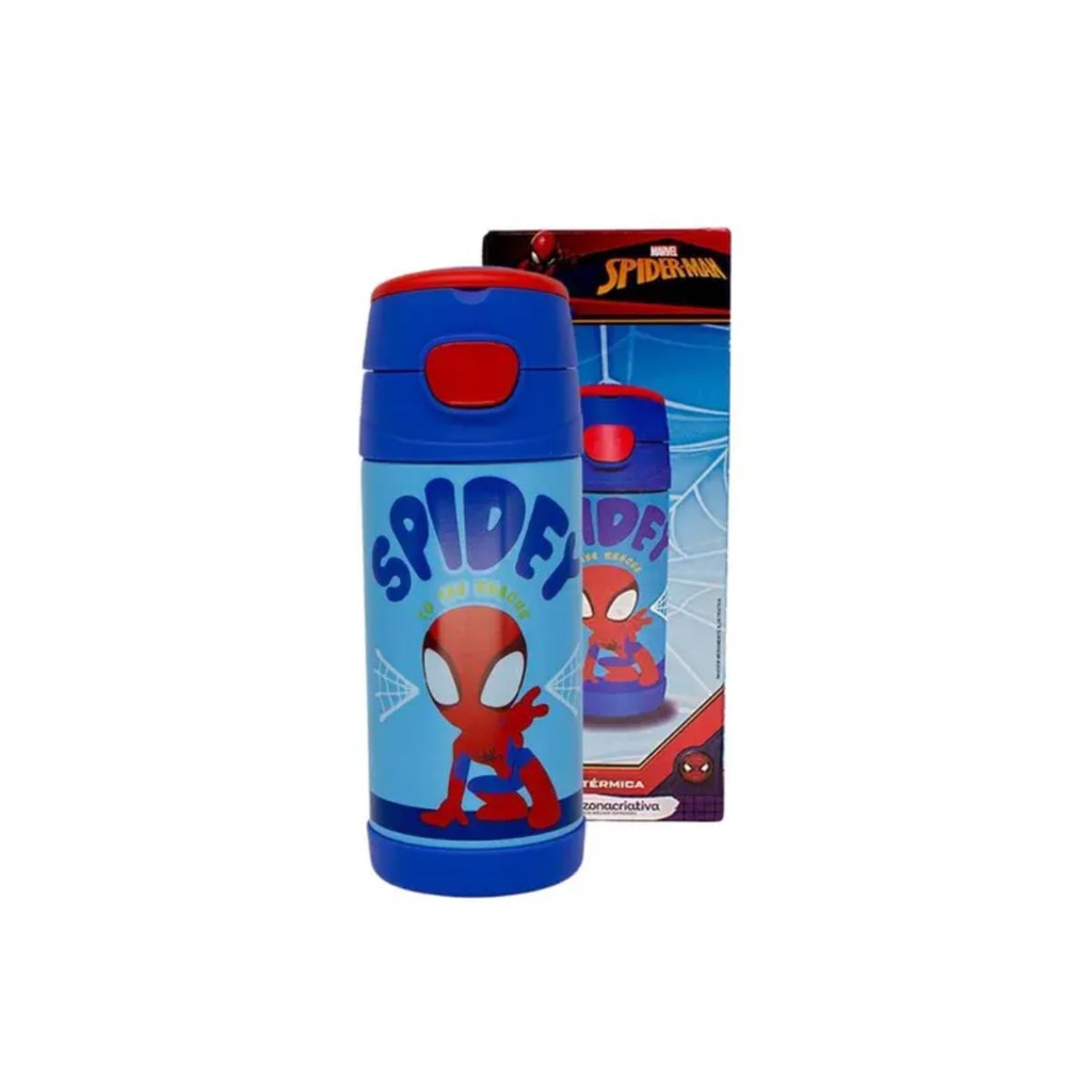 Garrafa Top Handle Inf.350Ml Spider Man