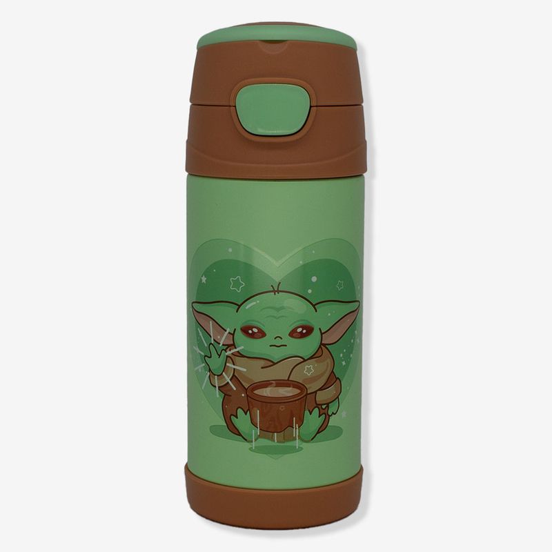 Garrafa Top Handle Inf.350Ml Baby Yoda