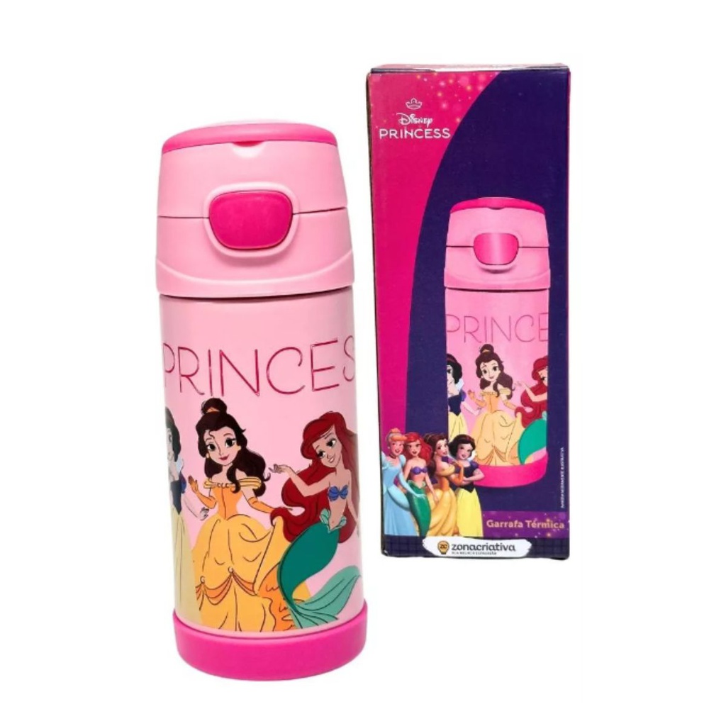 Garrafa Top Handle Inf. 350Ml Princesas