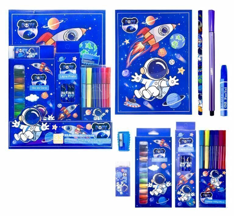 Kit Artistico Astronauta 33 Pcs Ff6052 - Fofy