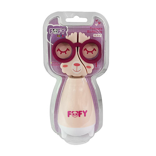 Tesoura Bichinhos Cute Ff1703 - Fofy