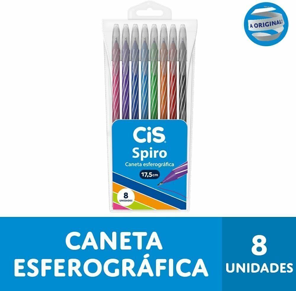 Cis Spiro Caneta Esf. 0,7Mm Estojo 