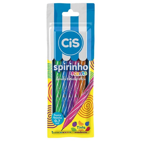 Caneta Cis Spirinho Scents Estojo 