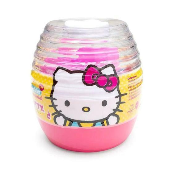 Massinha De Modelar Boneca Surpresa Hello Kitty - Pote 300G