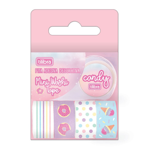 Fita Wash Tape Mini Candy Blt5