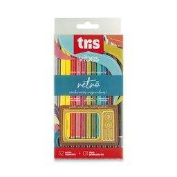 [7908673901224] Lapis Cor Tris Vibes Retro 12 Cores