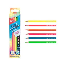 [7897476603483] Lapis Cor Megasoft Neon 6 Cores