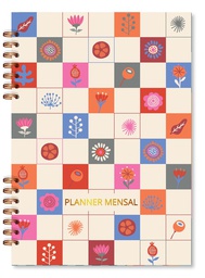 [00006744] Planner Compacto Mensal Quadrinhos