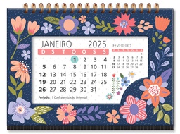 [00002528] Calendario De Mesa Sempre-Viva