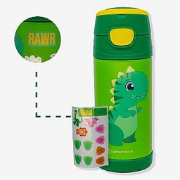 [10073118] Garrafa Top Handle Inf.350Ml Adesivo Dinossauro