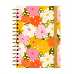 [25CA596-37] Caderno A5 - Floral Amarelo