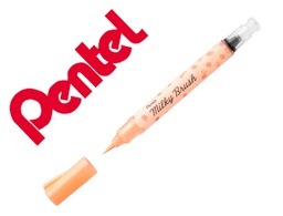 [XGFH-PFX] Milky Brush Pastel Laranja Pentel