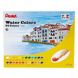 [WFRS-24] Aquarela  A  Base D 1/4  Agua 24 Cores