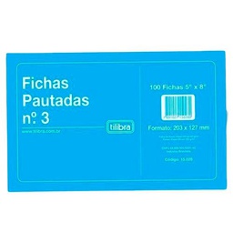 [7891027150280] Ficha Pautada N3 5X8 100F