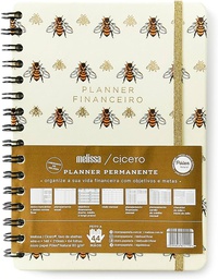 [7899866823976] Planner Permanente Wire-O Melissa Financeiro Favo De Abelha