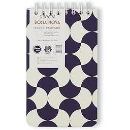 [7899866825499] Bloco Wire-O Bossa Nova Pautado 12X20 Boemia