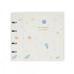 [7899866825734] Livro Album Argolado Do Bebe 18X24 Off White (Livro)